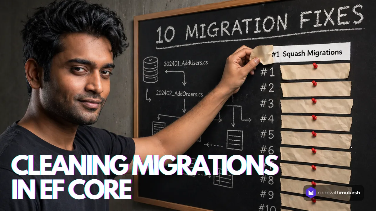 Cleaning Migrations in EF Core 10 - Squash, Reset & Manage History
