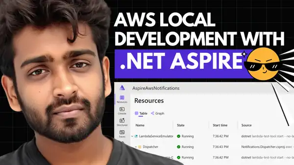 AWS Local Development with .NET Aspire - Build a Serverless Notifications System