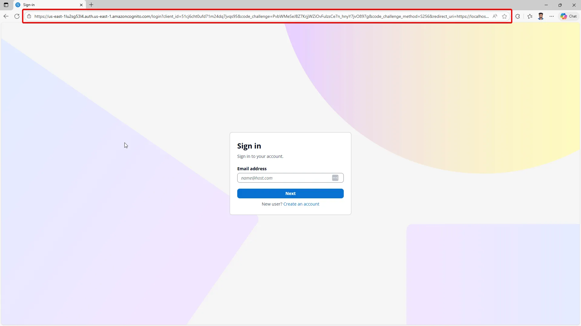 Attach custom API scope to app client