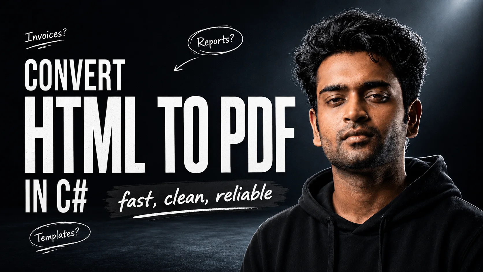 How to Convert HTML to PDF in C# (.NET 10 Guide)