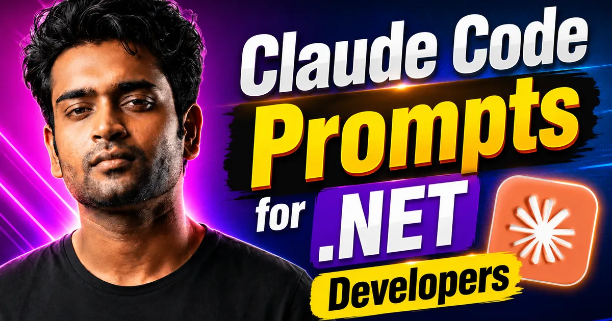 Claude Code Prompts for .NET Developers - A Copy-Paste Library for…