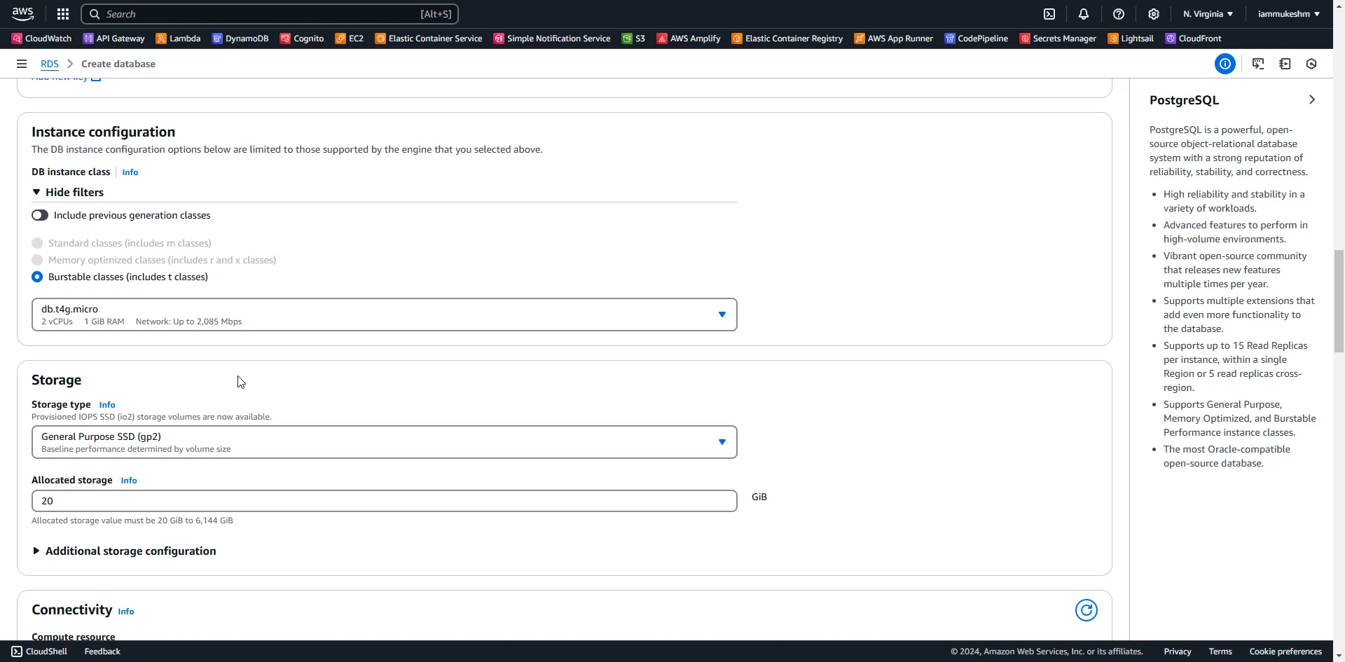 Create RDS Instance