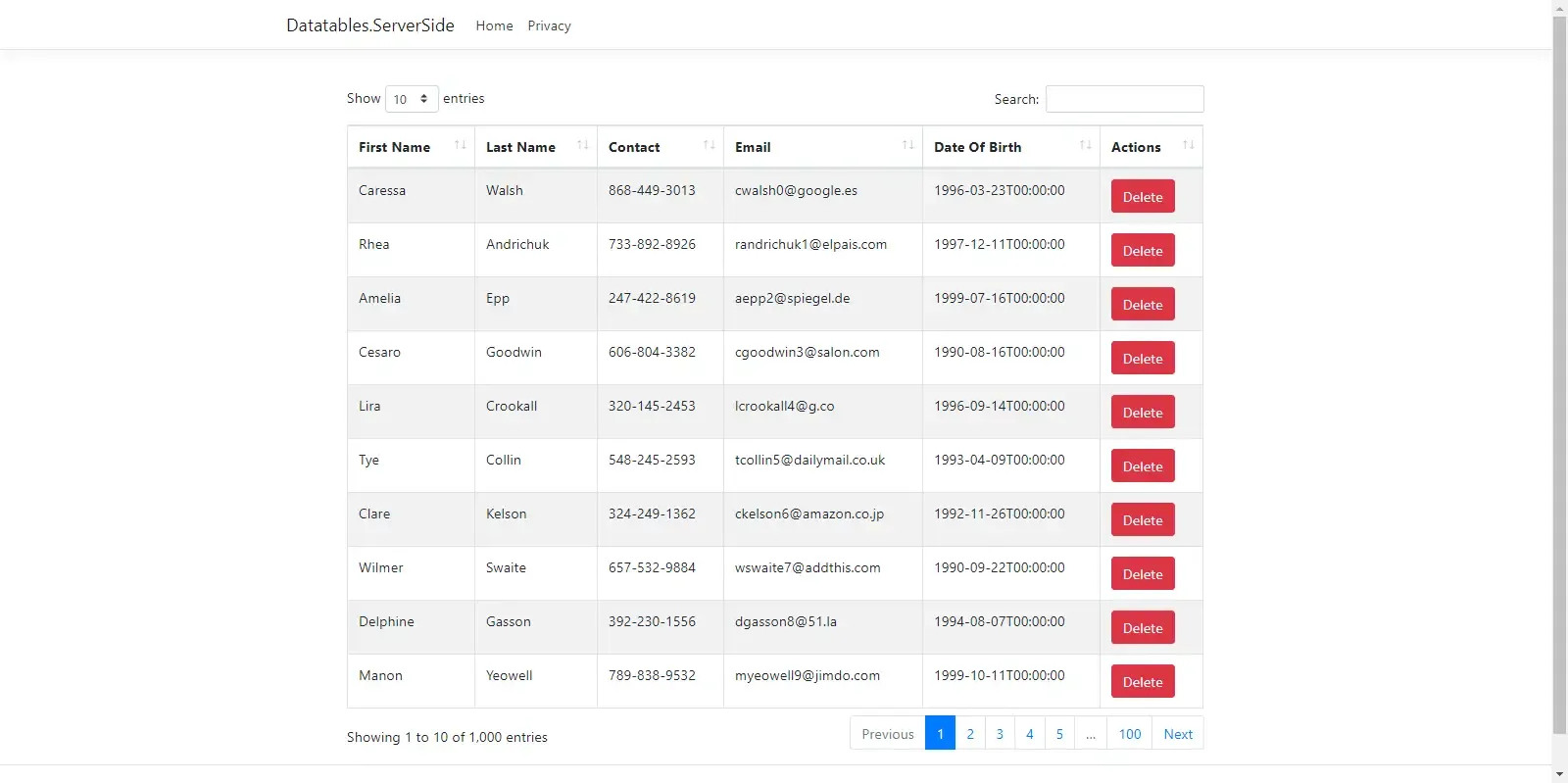 jquery-datatable-in-aspnet-core jquery-datatable-in-aspnet-core