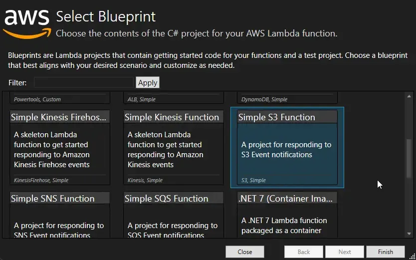 trigger-aws-lambda-with-s3-events-dotnet
