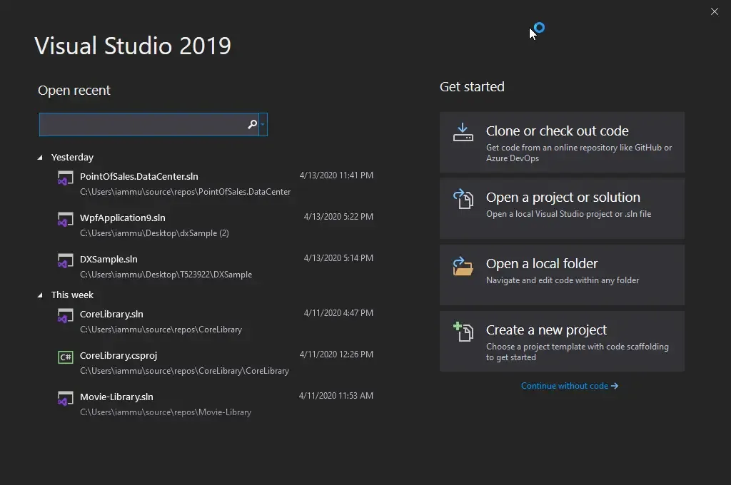 install visual studio 2019 community