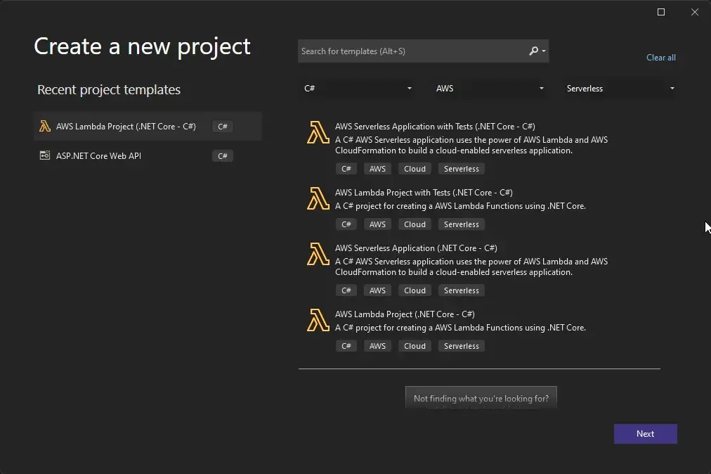 aws-lambda-with-net-6