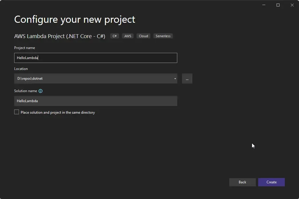 aws-lambda-with-net-6 aws-lambda-with-net-6