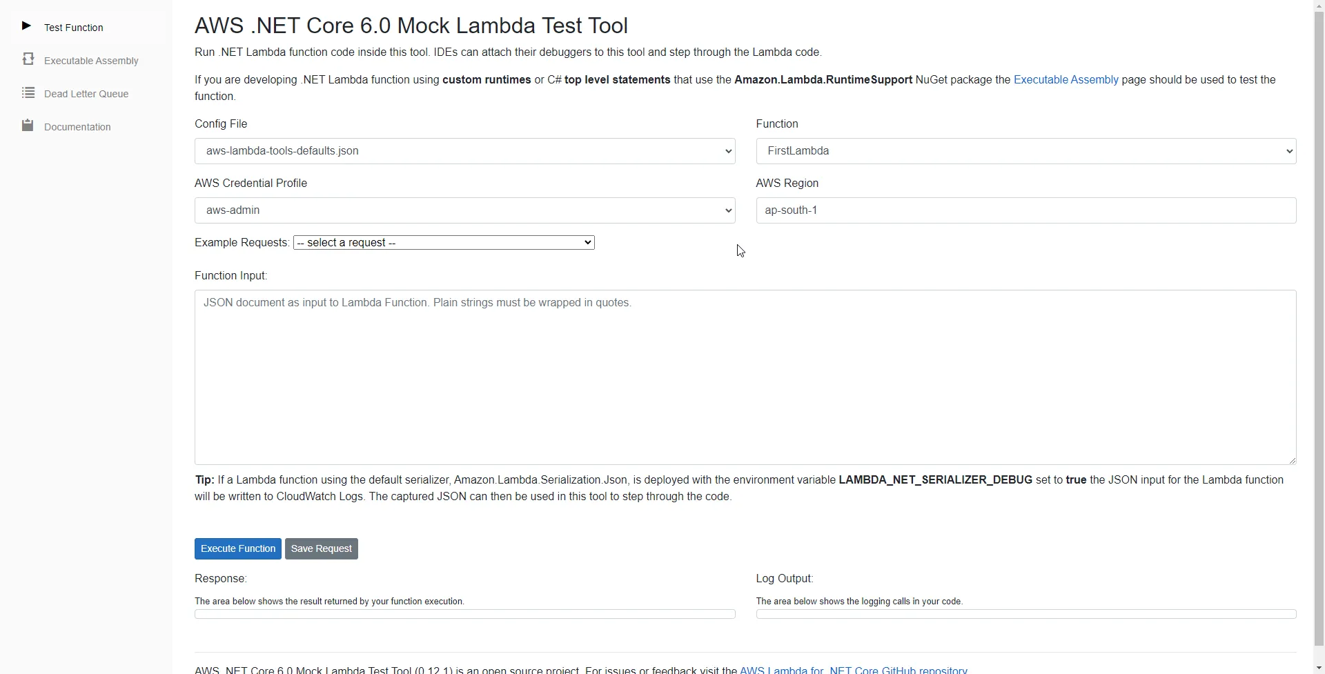 aws-lambda-with-net-6 aws-lambda-with-net-6