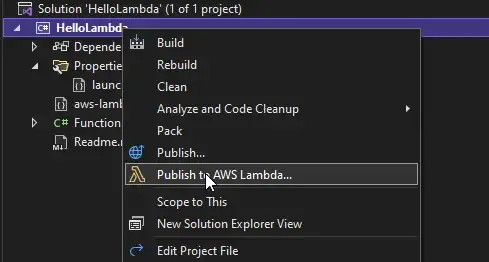 aws-lambda-with-net-6 aws-lambda-with-net-6