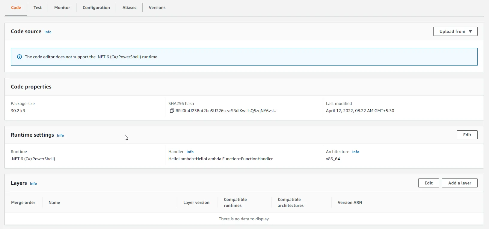 aws-lambda-with-net-6