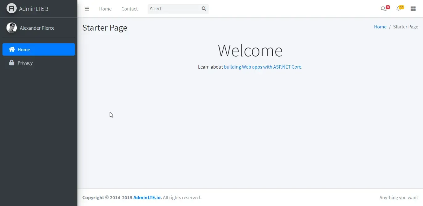integrating-adminlte-with-aspnet-core