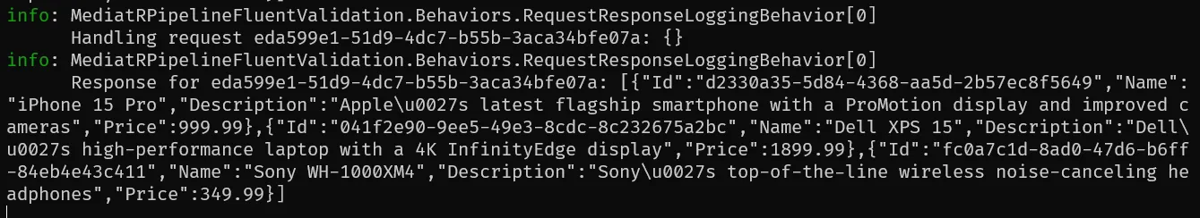 Request Response Logging with MediatR