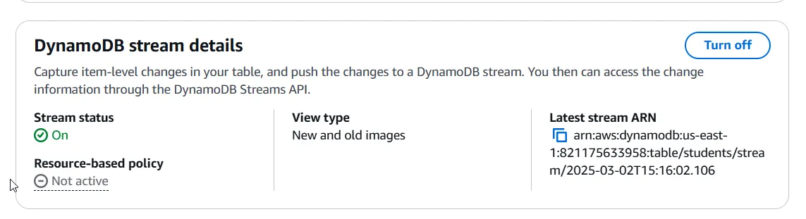 enable stream enable stream