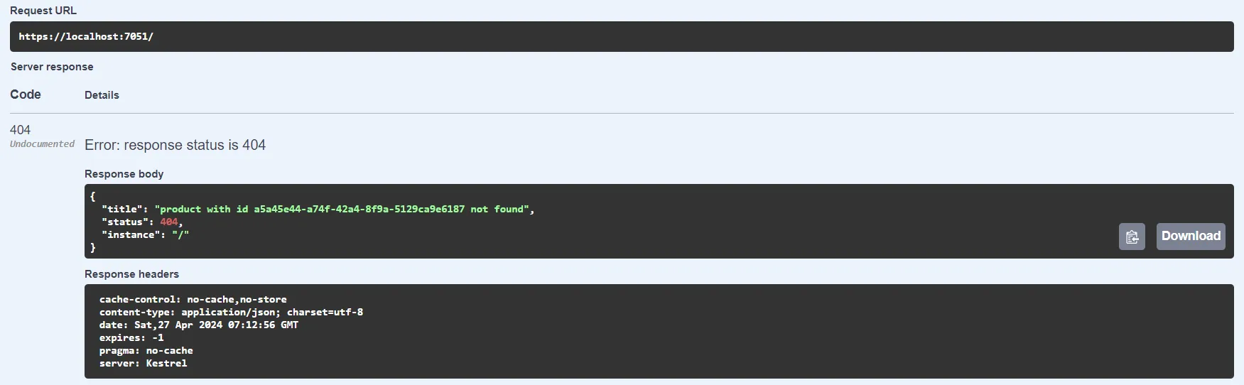 swagger iexception handler