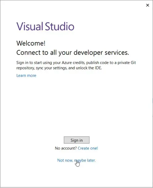 install visual studio 2019 community