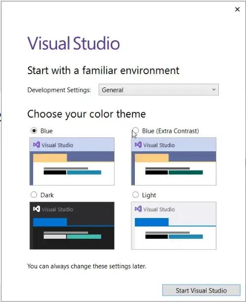 install visual studio 2019 community